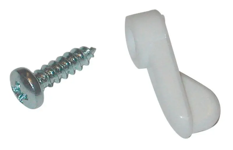 Barton Kramer White Nylon Screen Clip 1 Pk
