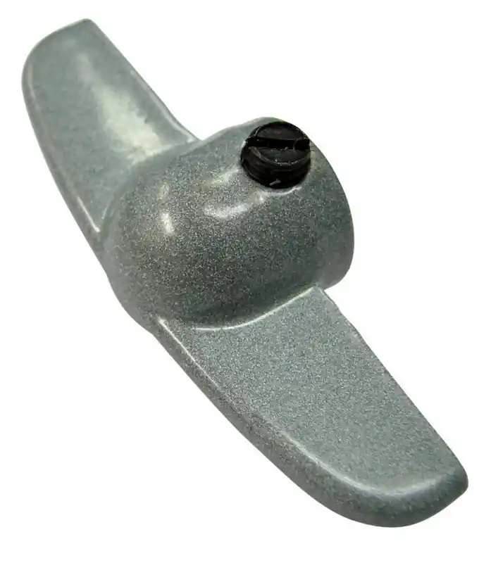 Barton Kramer 5.8 In. L Gray Die-Cast Handle For Jalousie Window 1 Pk