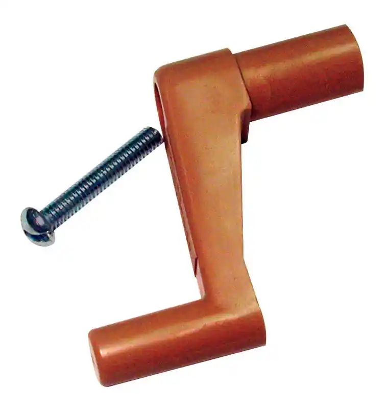 Beige Plastic Crank Handle For Mobile Home Windows, Model 866c