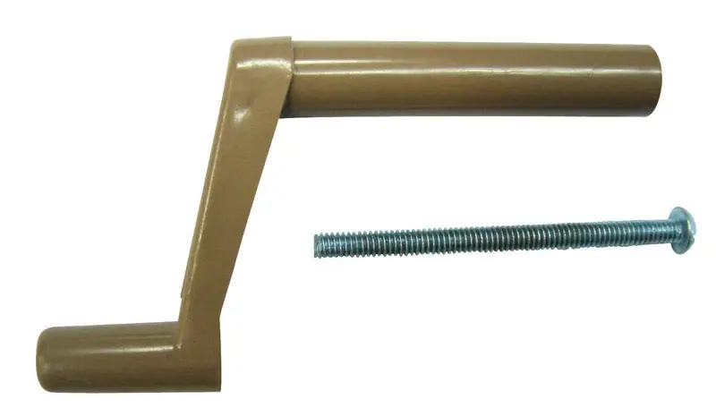 Tan Plastic Crank Handle For Awning Windows 2-3/16" Model 867c