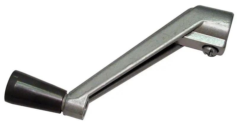 5.75-in Non-handed Silver Zinc Crank Handle For Awning Windows
