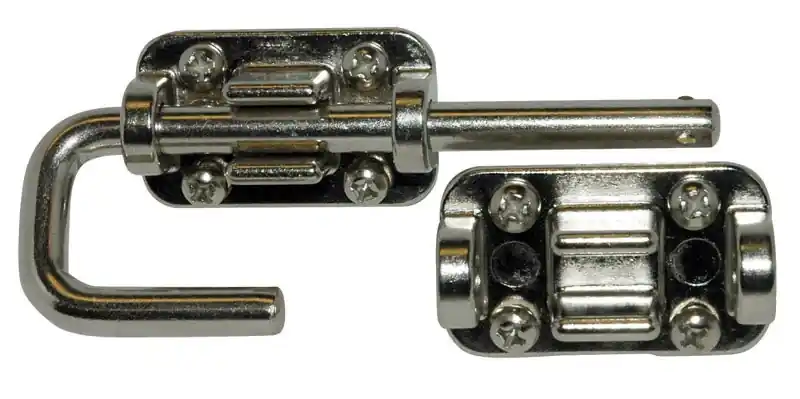 Chrome Sliding Glass Door Security Latch 3/4 In. Model 10356c