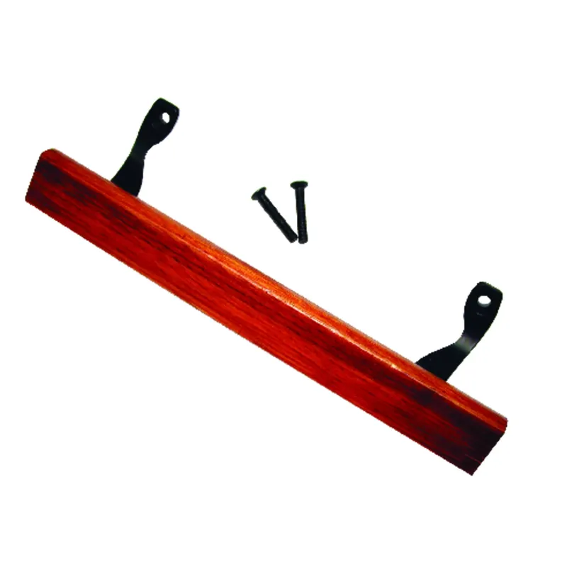 Barton Kramer 1.5 In. L Bronze Brown Wood Sliding Door Handle