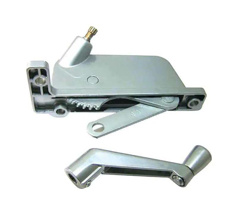 Satin Silver Steel Left-hand Awning Window Operator For Crown And Seasonshield