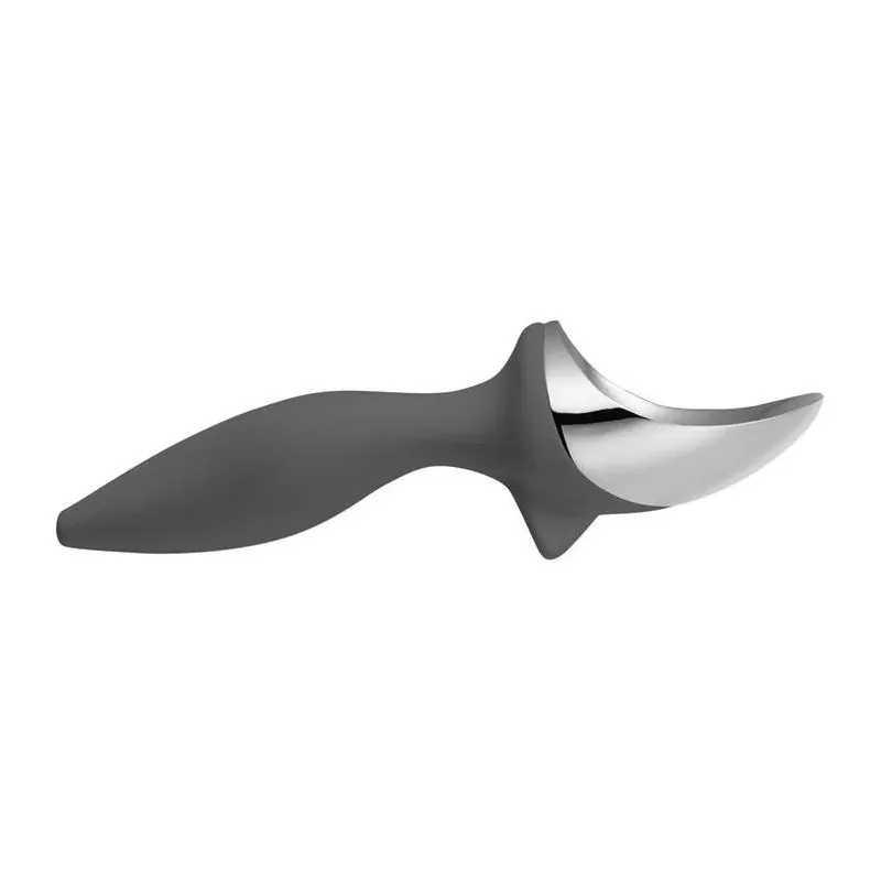 Tovolo Charcoal Zinc‑Alloy Tilt‑Up Ice Cream Scoop – Chrome Finish