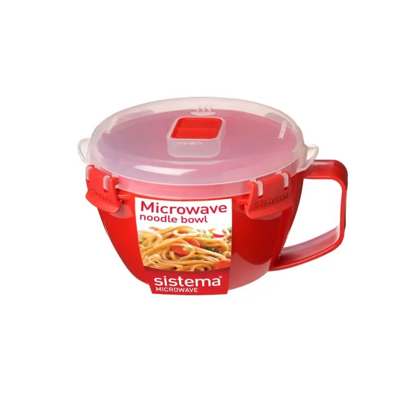 Sistema 31.79 Oz Red Noodle Bowl 1 Pk