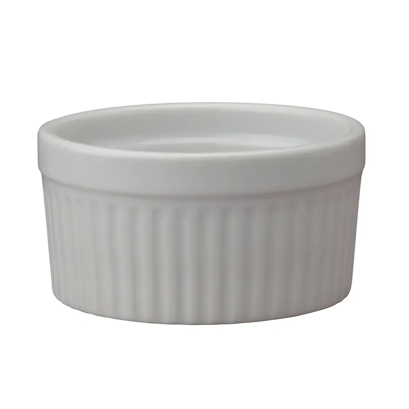 Harold Import 4 In. W X 4 In. L 4 In. Souffle Dish White