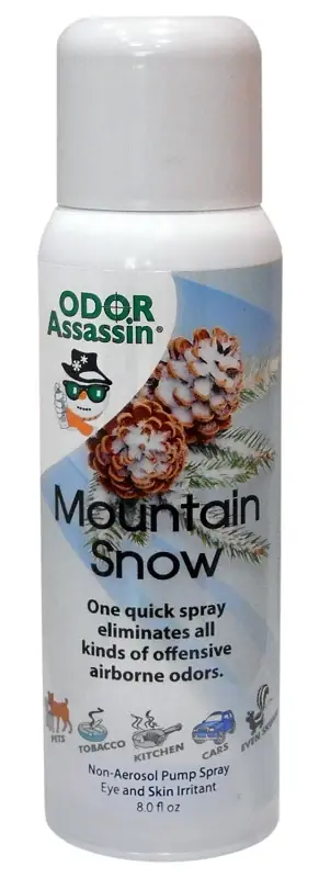 Odor Assassin Mountain Snow Scent Odor Eliminator 8 Oz Liquid