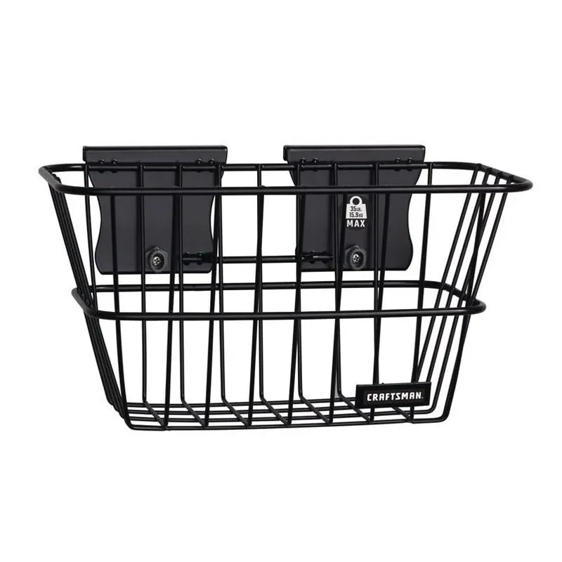 Craftsman Versatrack Black Metal Wire Storage Basket – 6.25" × 11" × 6.6"