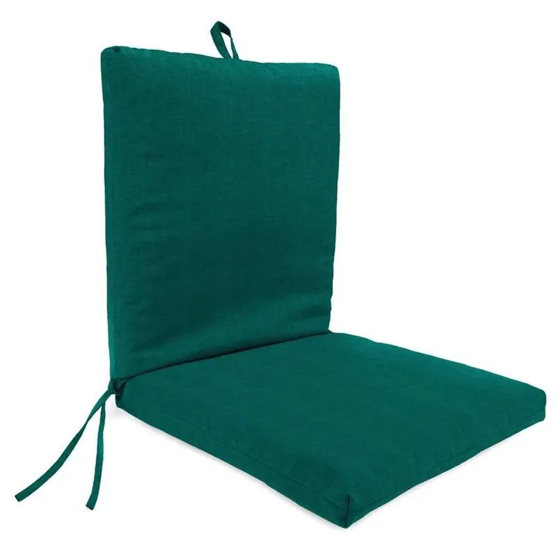 Teal Polyester Outdoor Chair Cushion – 24" H X 21" W X 44" L – Jordan Manufacturing