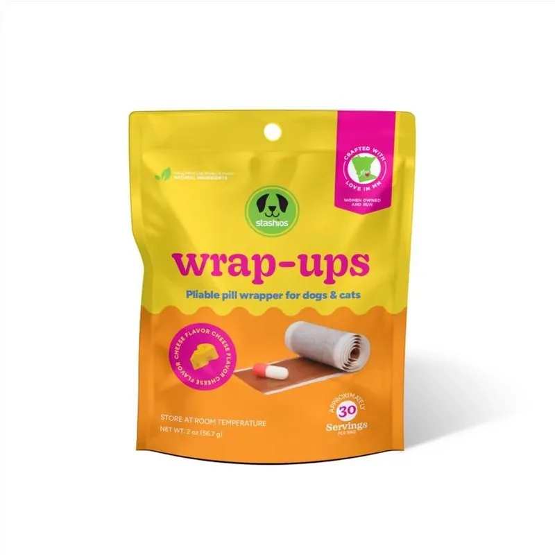Cheese‑Flavored Grain‑Free Dog Pill Pockets – 2 oz (Stashios Wrap‑Ups)