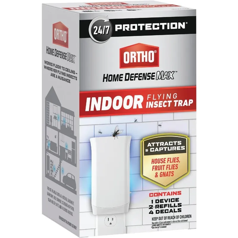 Ortho Home Defense Flying Insect Trap Starter Kit – Indoor/Outdoor Pest Control Solution