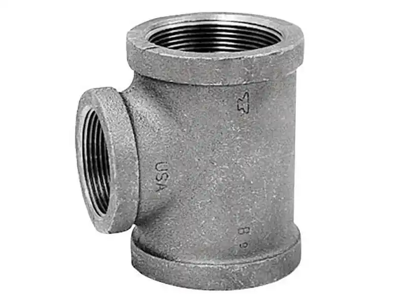 1/2 In. X 1/2 In. X 3/8 In. Malleable Iron Reducing Galvanized Tee