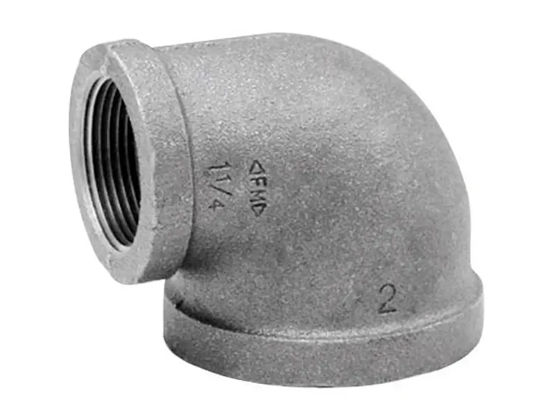 1 In. Fpt X 1/2 In. D Fpt Galvanized Malleable Iron Elbow - Model 8700125555