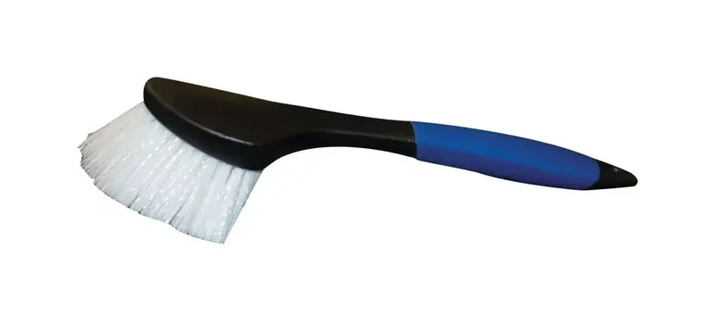 4 In. Deluxe Long Handle Utility Brush With Durable Bristles