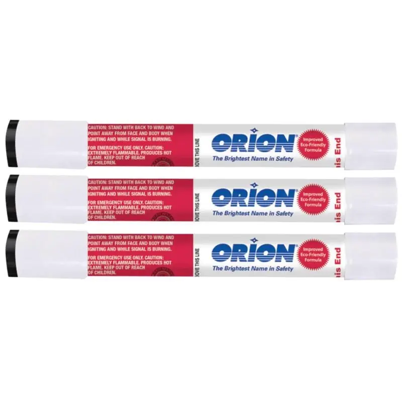 Orion Plastic Hand Held Flare 3 Pk
