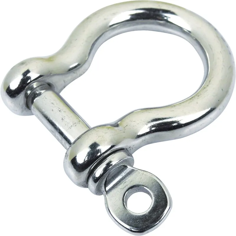 Seachoice Polished Stainless Steel 1 In. L X 5/16 In. W Shackle 1 Pk