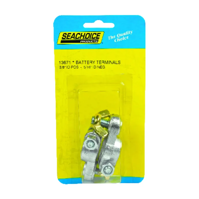 Standard Top/side Post Battery Terminal With Brass-plated Nuts - Model 13671