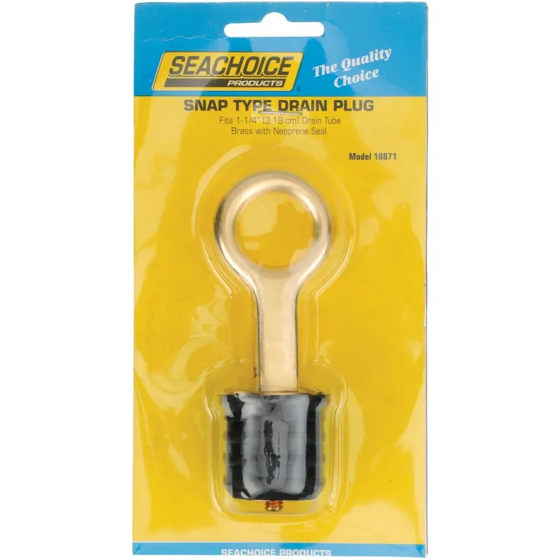 Seachoice Brass 1-1/4 In. W Drain Plug 1 Pk