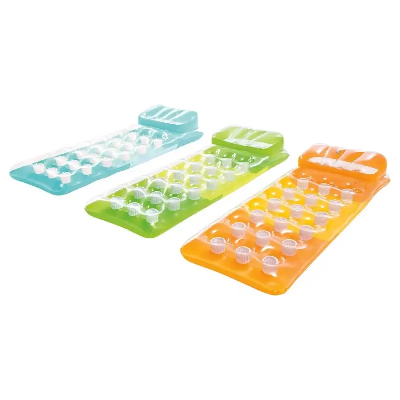 18-Pocket Fashion Mat Pool Float, 74 X 28 In.