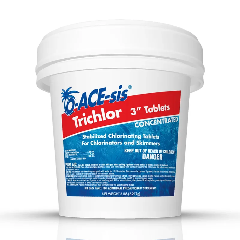 5 Lb Trichlor Tablet Chlorinating Sanitizer For Pools