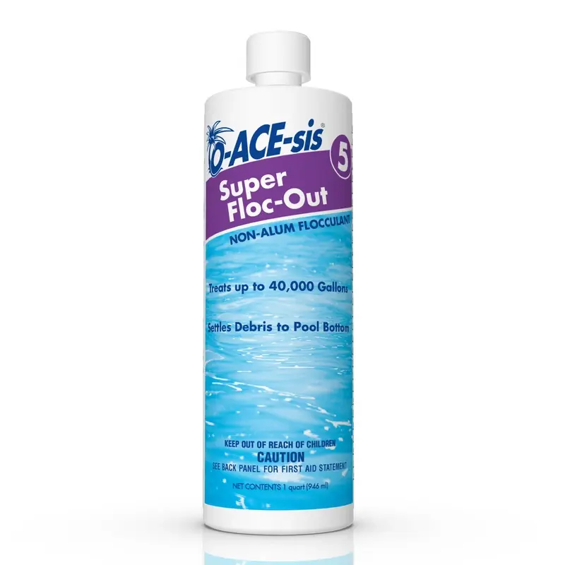 O-ACE-sis Super Floc Out Liquid Debris Settler 1 Qt