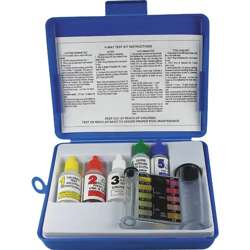 Pool Test Kit Refill, 5-Way