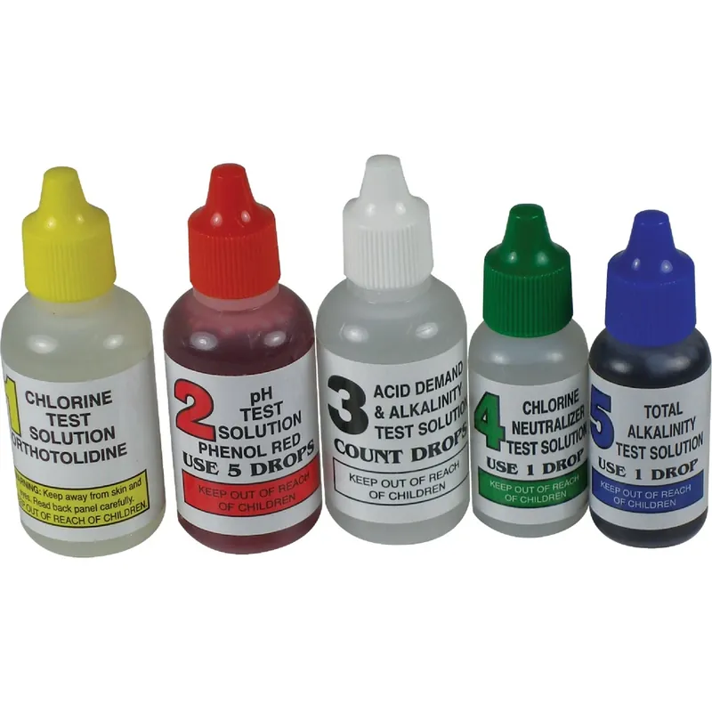 Pool Test Kit Refill, 4-Way