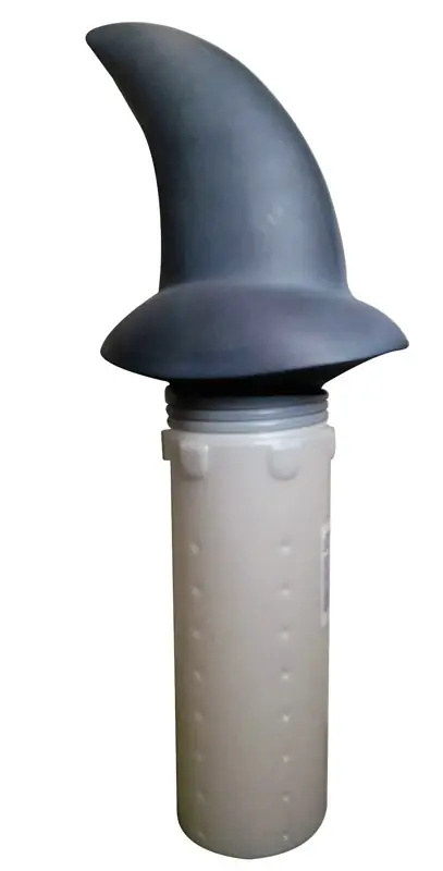 Shark Fin Floating Chlorine Dispenser 19-1/4 In. H X 5-1/2 In. L Model 10-454