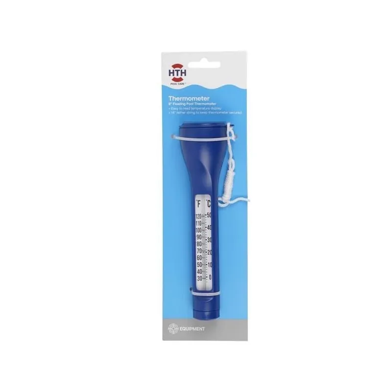 HTH 8‑Inch Floating Pool Thermometer – Accurate Water Temperature Gauge