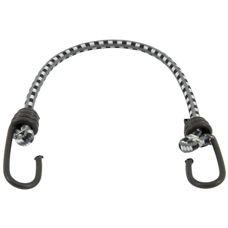 Keeper Black/White Bungee Cord 18 In. L X 0.315 In. 1 Pk
