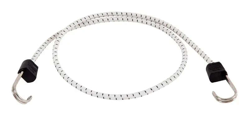 Keeper Black/White Bungee Cord 48 In. L X 0.315 In. 1 Pk