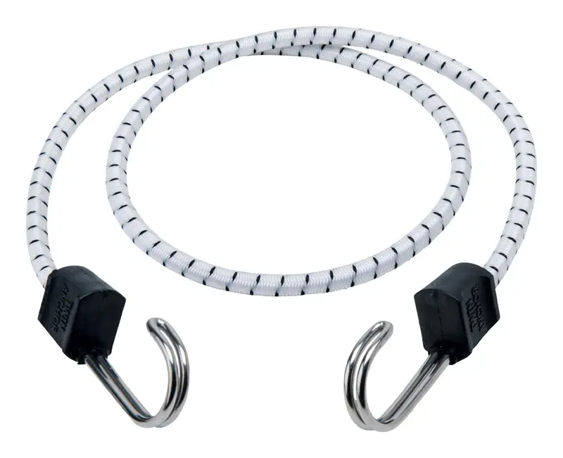 Keeper Marine Twin Anchor White Bungee Cord 40 In. L X 0.315 In. 1 Pk