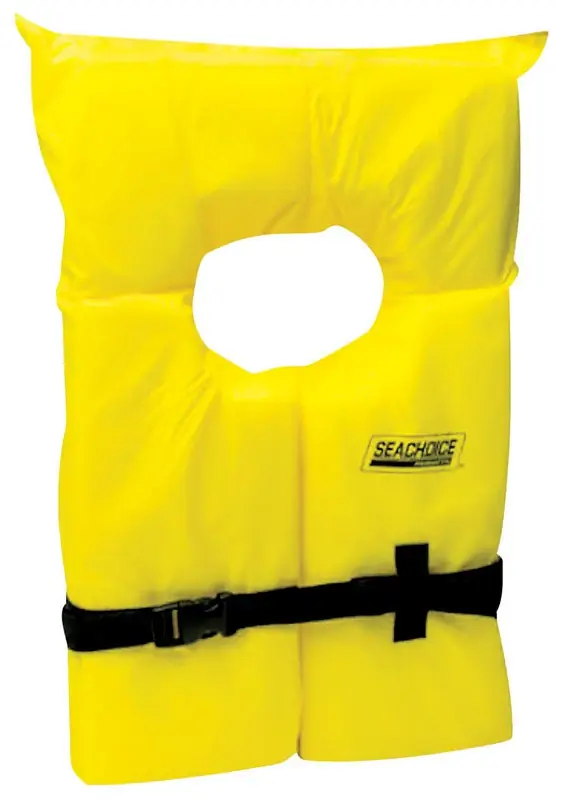 Youth Yellow Life Jacket - Type Ii, Us Coast Guard Approved, Size Youth