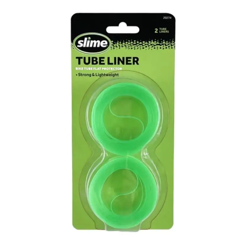 Rubber Bike Tube Liner Green - Model 20274 - Pack Of 2