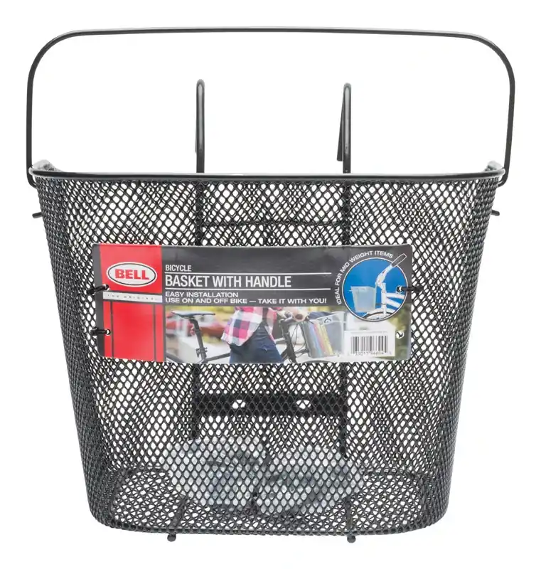 Quick-Release Bicycle Handlebar Basket