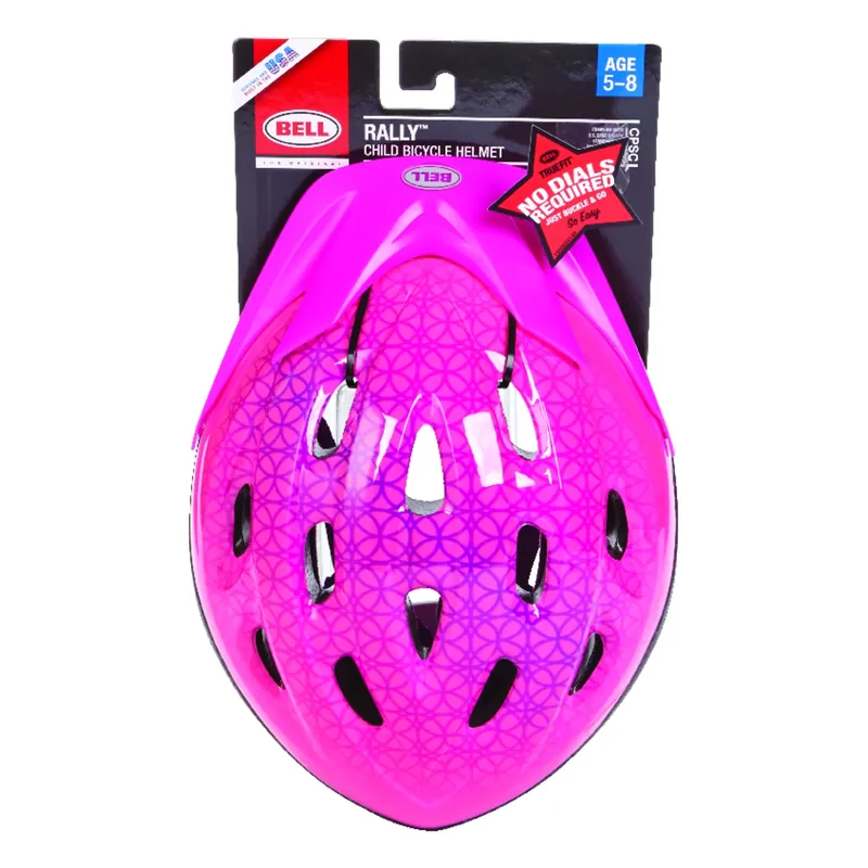 Rally Polycarbonate Bicycle Helmet For Children Ages 5-8, Model 7063276