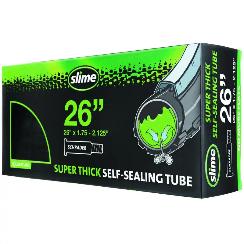 Slime Smart Tube 26 In. Rubber Bicycle Inner Tube 1 Pk