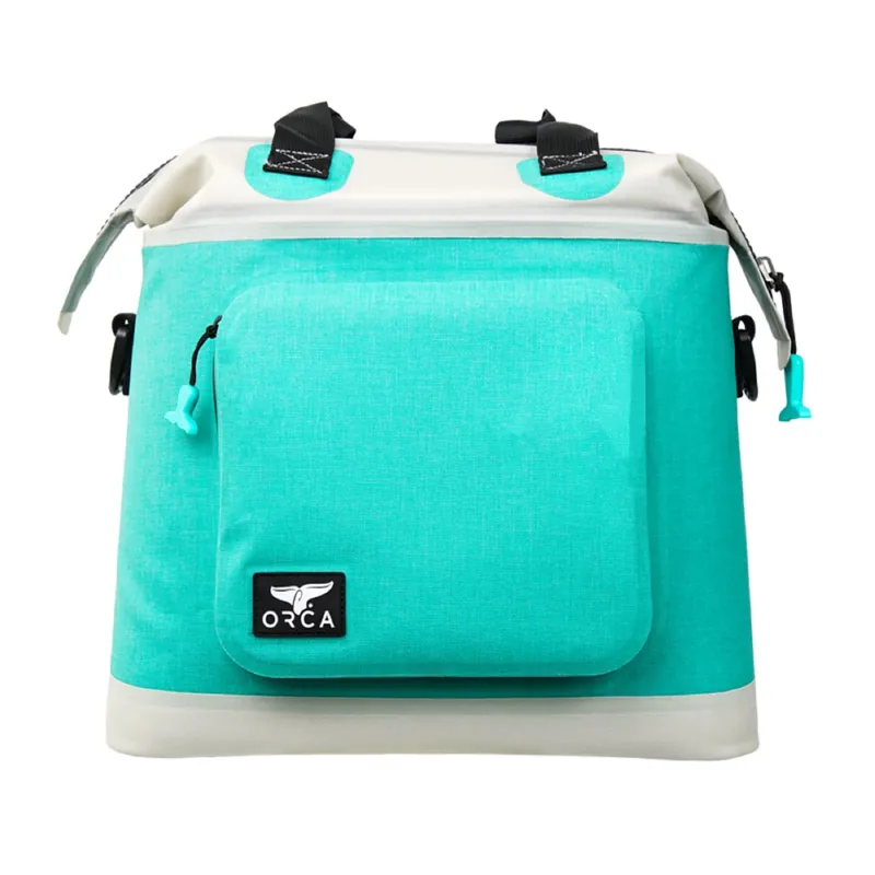 Walker Soft Side Tote Cooler, Seafoam Green, 24-Can Capacity