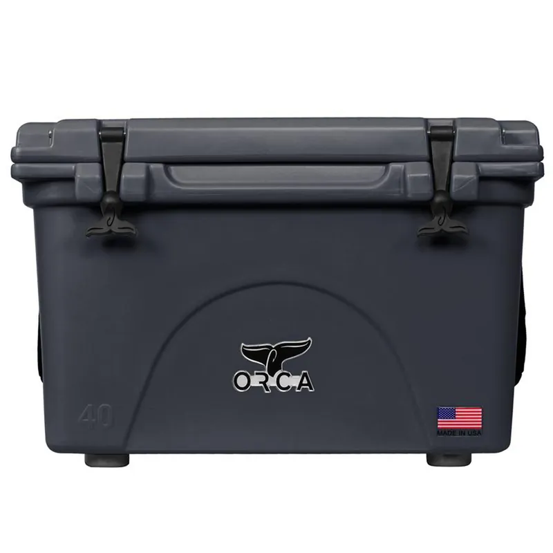Roto Molded Cooler, Charcoal, 40-Qt.
