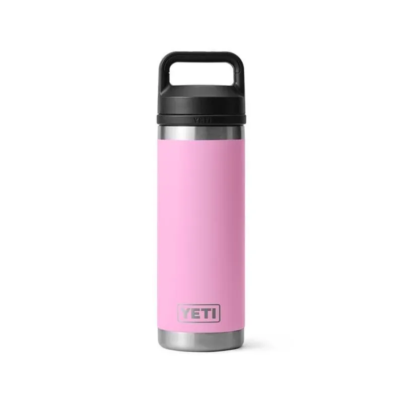 YETI Rambler 18 oz Power Pink Stainless Steel Bottle With Chug Cap – BPA‑Free