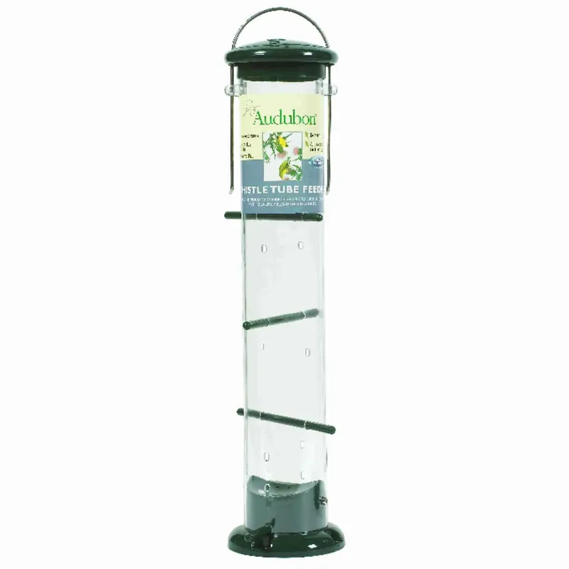Finch 2 Lb Plastic Thistle Tube Bird Feeder With 8 Ports