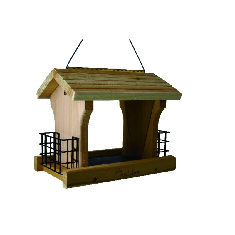 Woodlink Audubon Wild Bird 5 Lb Cedar Ranch Double Suet Bird Feeder 4 Ports