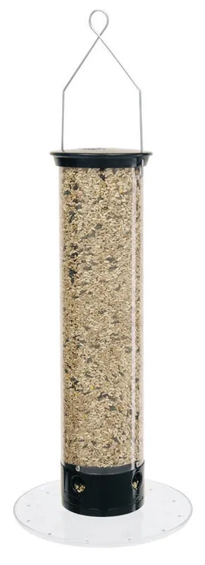 Droll Yankees Tipper 5 lb Polycarbonate Tube Bird Feeder – 4‑Port Squirrel‑Proof Feeder