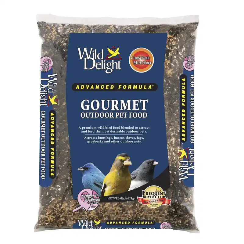 Wild Bird Food, Gourmet, 20-Lbs.