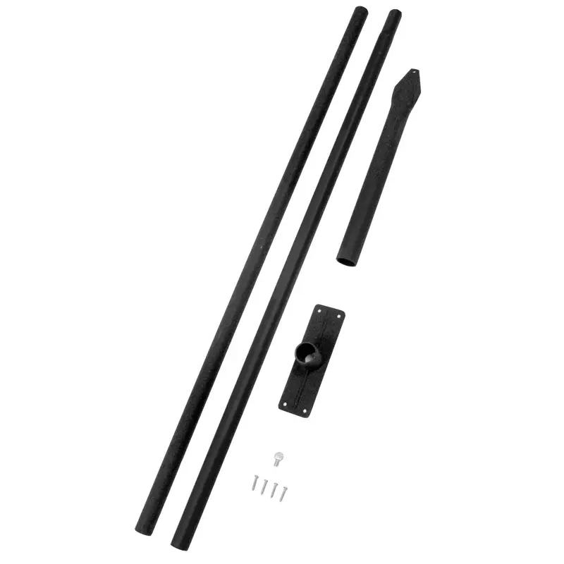 72 In. H X 6.5 In. W X 2 In. D Bird Feeder Pole Kit - 3 Pieces