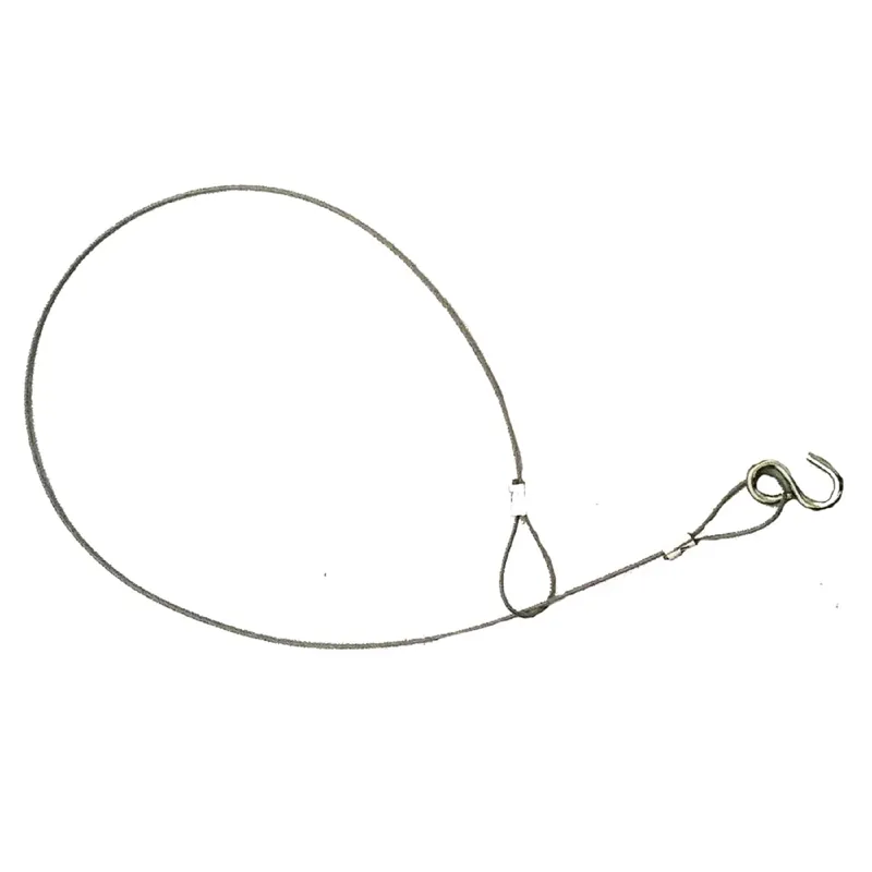 32 In. H Feeder Cable And Hook - Strong Steel Cable For Bird Feeders