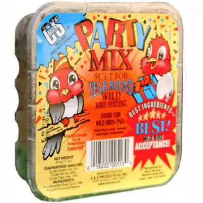 Party Mix Suet Cake, 11 Oz.