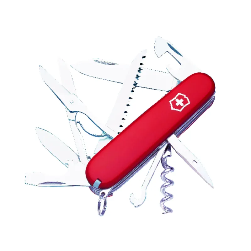 Huntsman 15-function 3.5 In. Red Swiss Army Knife Model 1.3713.b1-x1