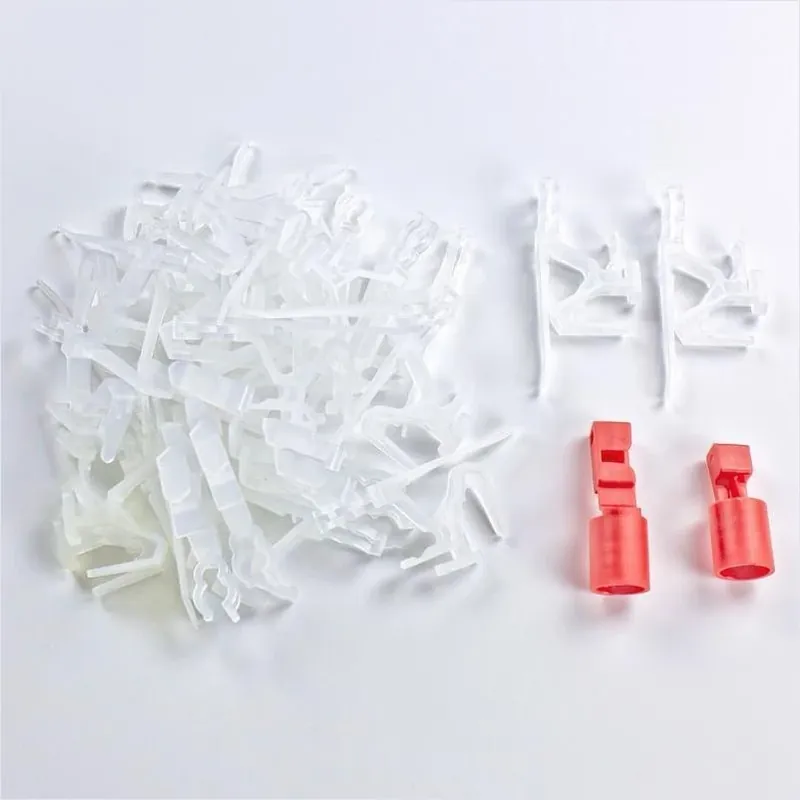 Clear Ladderless Light Clips – 50‑Piece Heavy‑Duty Mounting Kit